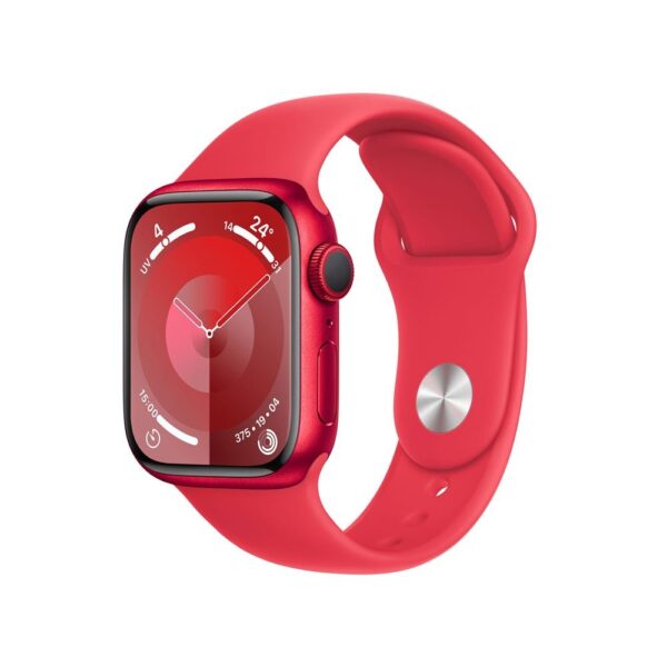 Apple Watch Series 9 GPS Boîtier en Aluminium (PRODUCT)RED de 41 mm avec Bracelet Sport (PRODUCT)RED S/M – Image 6