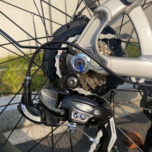VAKOLE TR26 26″ 1000W Fat Bike E Mountain Bike EMTB avec moteur Bafang 20Ah LG Akku – Image 4