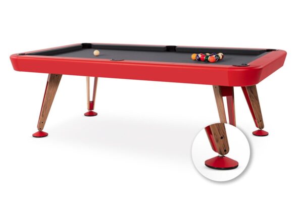 Billard Américain 8ft RS Diagonal Coloris Rouge – Image 2