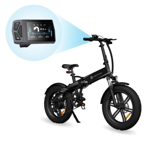 Vélo Électrique Pliant ADO A20F, Aut 120km, 7 Vitesses – Image 5